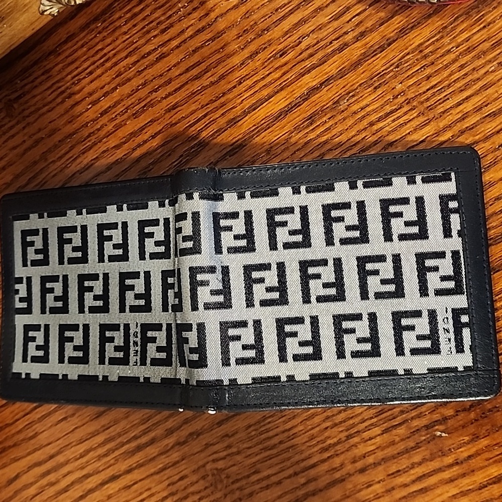 Fendi Blue and Gray Wallet - Picture 6 of 11